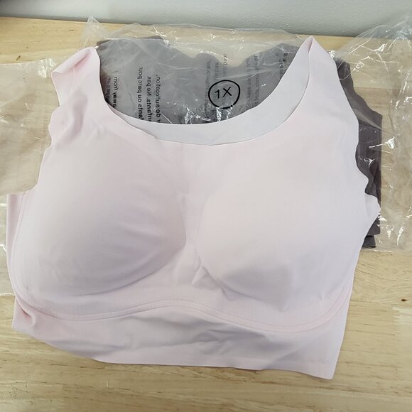 Rhonda Shear 2-Pack Invisible Body Bra 1X - Picture 1 of 4